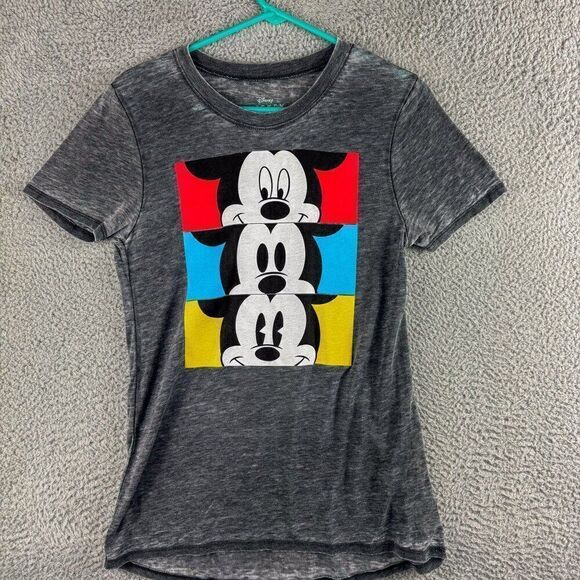 Disney Mickey Mouse Jerry Leigh Shirt Womens Small Gray Tee Walt Disney World‎ - Picture 1 of 10